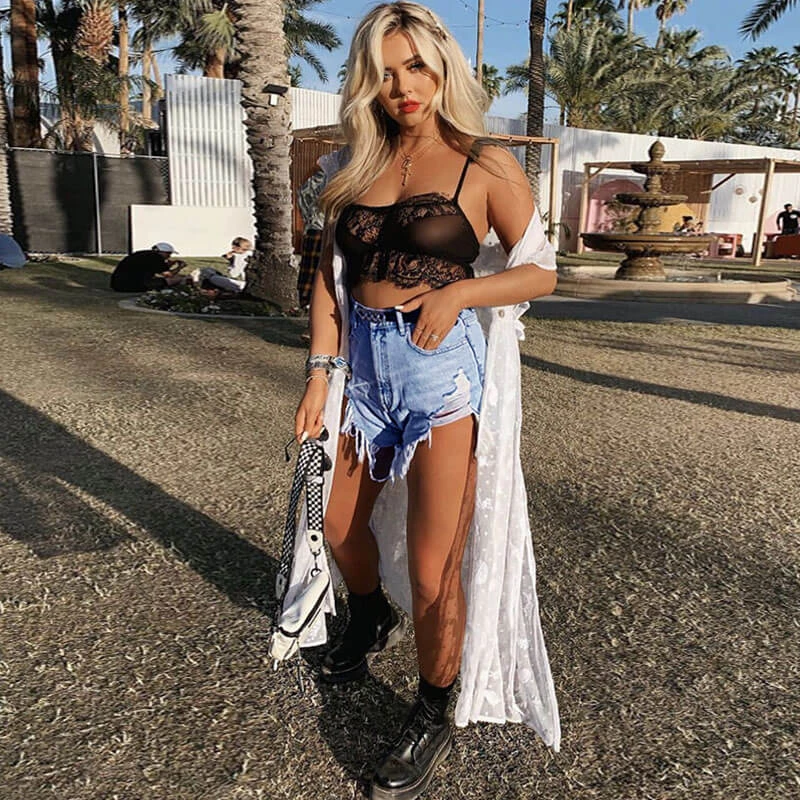 Trendy & Unique Asymmetric High Waist Cut Out Distressed Denim Shorts - Blue What's New 5 Trendy & Unique Asymmetric High Waist Cut Out Distressed Denim Shorts - Blue What's New