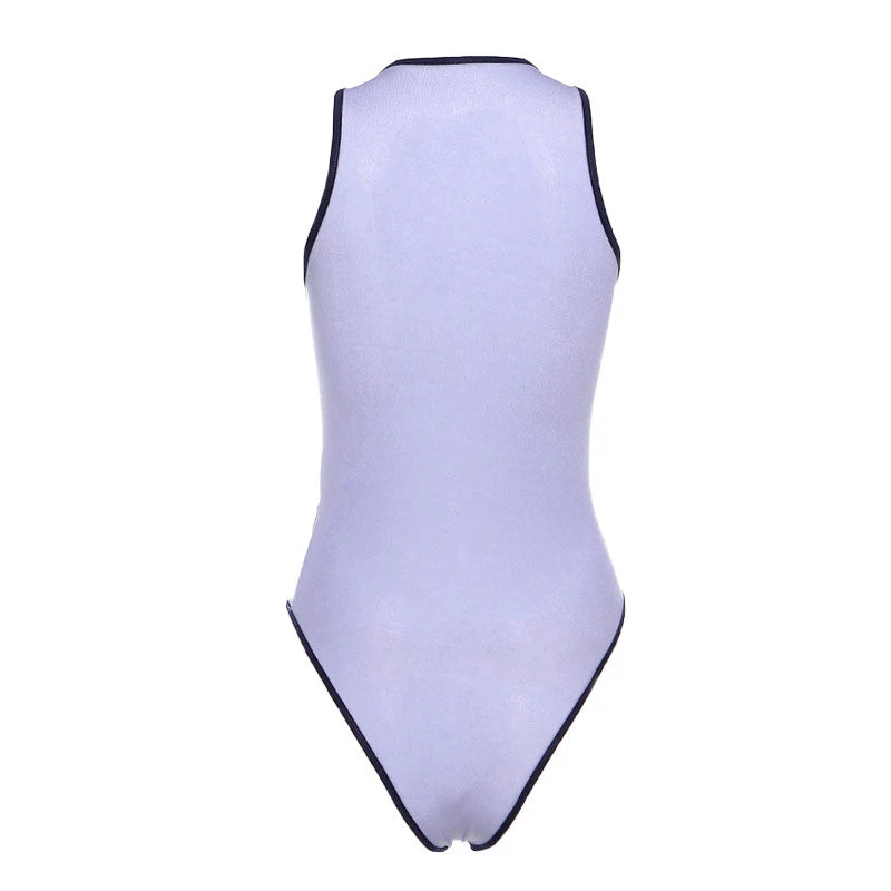 Trendy & Unique Athletic Contrast Suspender Strap Crisscross Mesh Bodysuit - Purple What's New 7 Trendy & Unique Athletic Contrast Suspender Strap Crisscross Mesh Bodysuit - Purple What's New