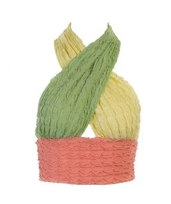 Trendy & Unique Candy Panel Crossed Halter Neck Knitted Crop Tank Top - Multicolor What's New