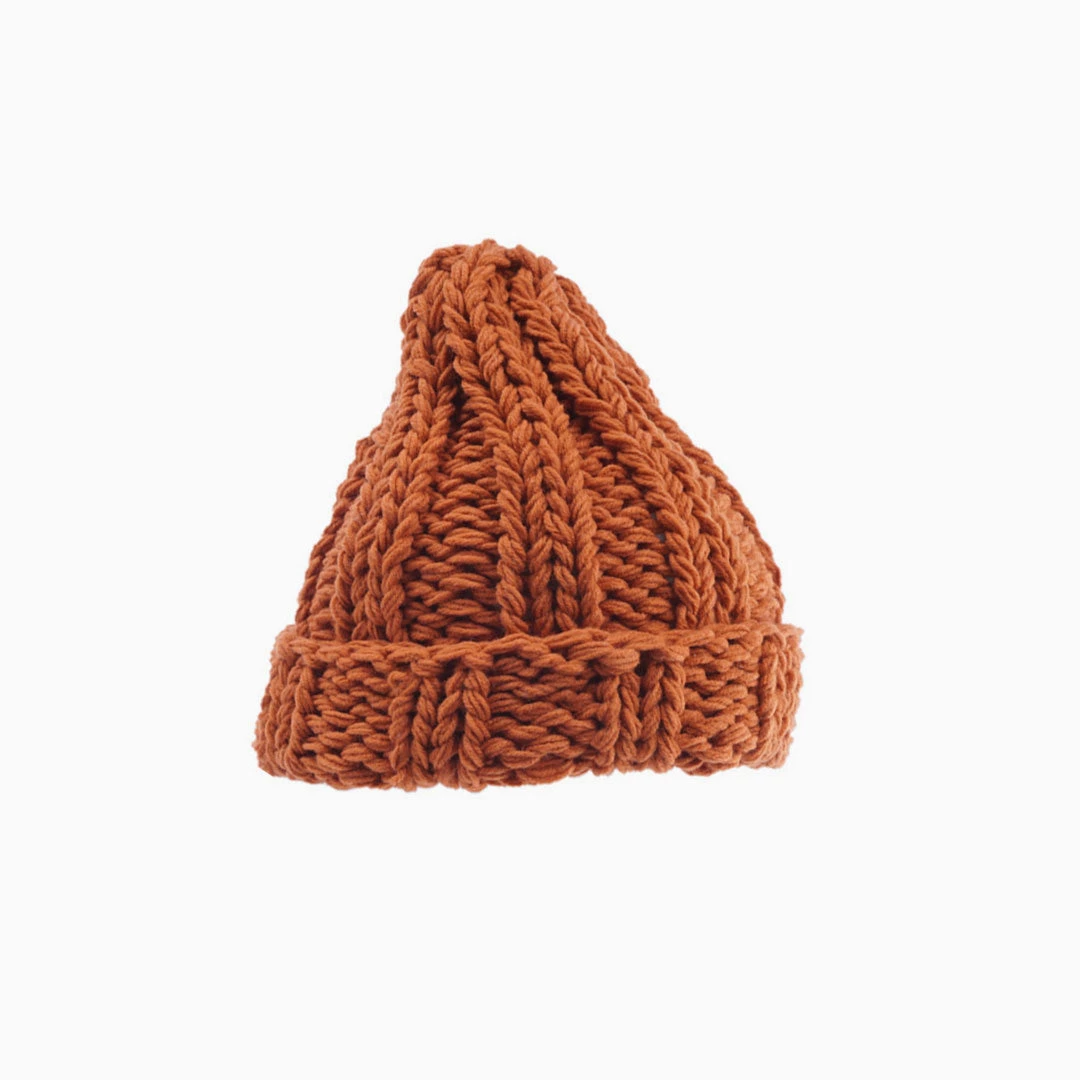 Trendy & Unique Vintage Chunky Kintted Folded Winter Beanie Hat What's New 4 Trendy & Unique Vintage Chunky Kintted Folded Winter Beanie Hat What's New