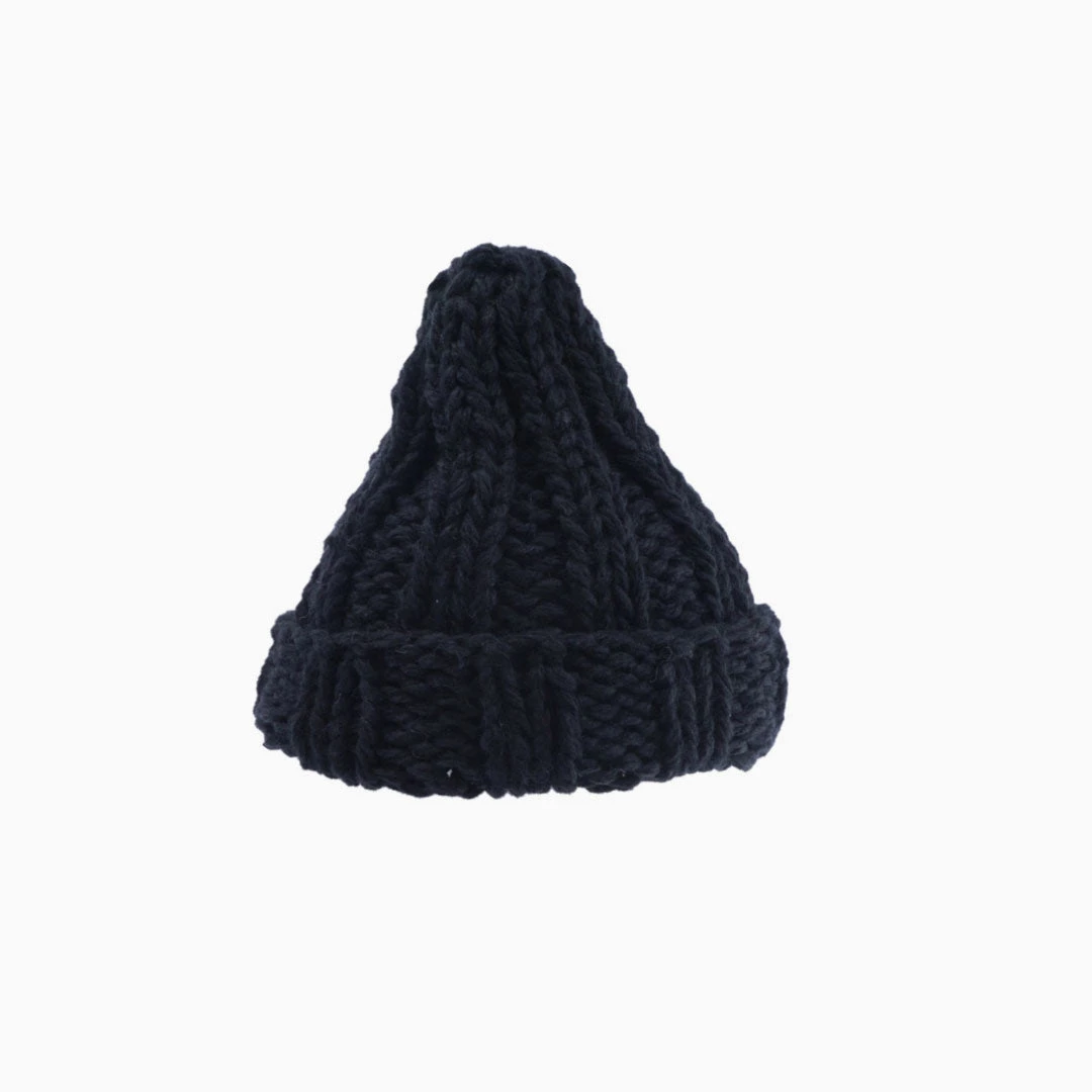 Trendy & Unique Vintage Chunky Kintted Folded Winter Beanie Hat What's New 3 Trendy & Unique Vintage Chunky Kintted Folded Winter Beanie Hat What's New