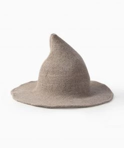 Trendy & Unique What's New Magical Film Solid Color Knitted Pointy Witch Hat