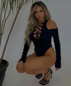 Trendy & Unique Eye-Catching Strappy Square Toe Mesh High Heel Sandals - Black What's New 7 Trendy & Unique Eye-Catching Strappy Square Toe Mesh High Heel Sandals - Black What's New