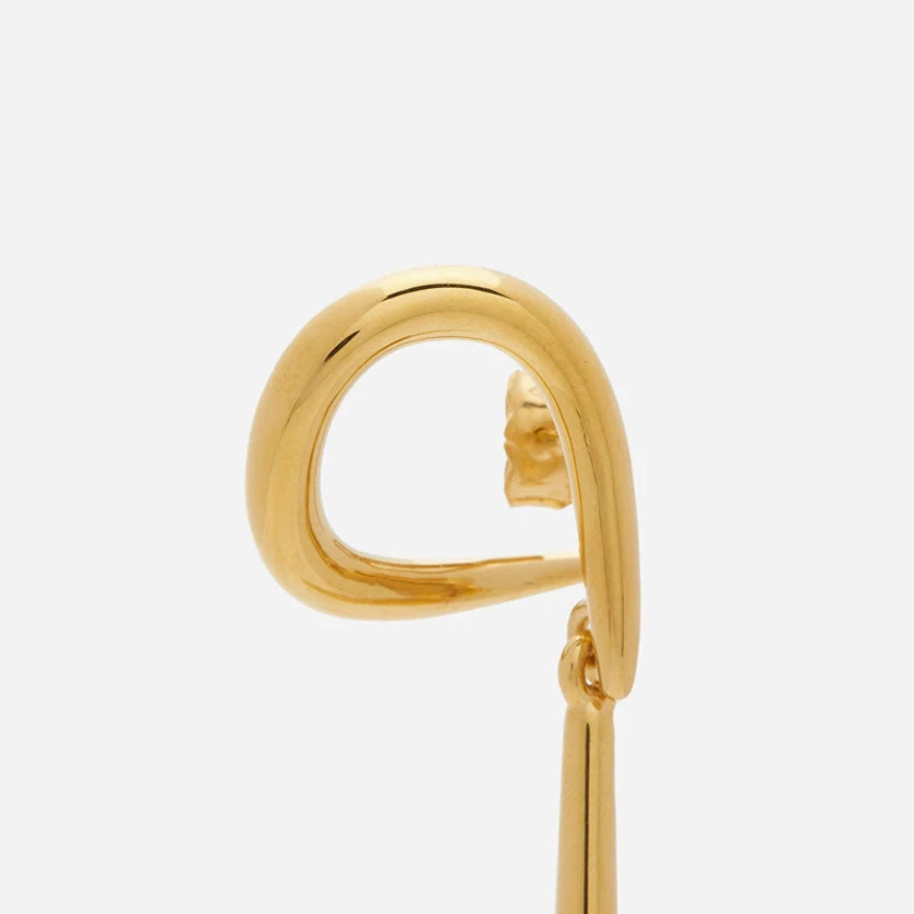 Trendy & Unique Elegant Gold-Plated Alpha Style Pendant Earrings - Gold 4 Trendy & Unique Elegant Gold-Plated Alpha Style Pendant Earrings - Gold