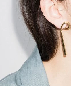 Trendy & Unique Elegant Gold-Plated Alpha Style Pendant Earrings - Gold 9 Trendy & Unique Elegant Gold-Plated Alpha Style Pendant Earrings - Gold