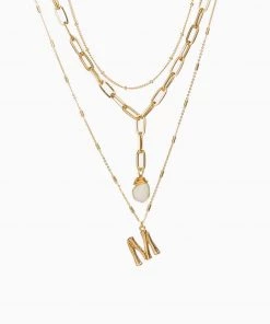 Trendy & Unique What's New The Boho Holiday Gold Plated Charm Pendant Layered Necklace - Gold