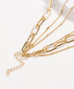 Trendy & Unique What's New The Boho Holiday Gold Plated Charm Pendant Layered Necklace - Gold