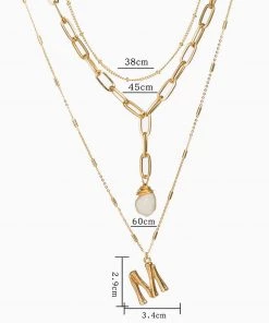 Trendy & Unique What's New The Boho Holiday Gold Plated Charm Pendant Layered Necklace - Gold