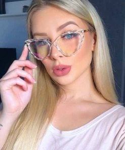 Trendy & Unique Iconic Style Crystal Effect Antireflective Sunglasses - Clear What's New