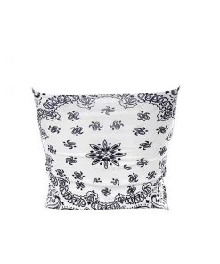 Trendy & Unique Modern Chic Hook & Eye Paisley Print Crop Tube Top - White 9 Trendy & Unique Modern Chic Hook & Eye Paisley Print Crop Tube Top - White