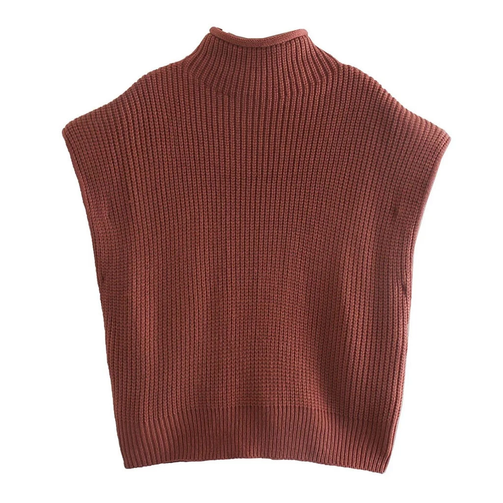 Trendy & Unique Modern Style Shoulder Pad High Neck Rib Pullover Sweater - Burgundy What's New 7 Trendy & Unique Modern Style Shoulder Pad High Neck Rib Pullover Sweater - Burgundy What's New