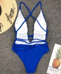 Trendy & Unique What's New Multi-Way Low Back High Leg Brazilian One Piece Swimsuit - Royal Blue 11 Trendy & Unique What's New Multi-Way Low Back High Leg Brazilian One Piece Swimsuit - Royal Blue