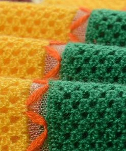 Trendy & Unique Boutique What's New Rainbow Stripe Short Sleeve Crop Knit Top