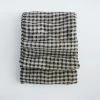 Trendy & Unique TIME FLY BACK '90S Monochrome Plain Printed Scarf - Black What's New