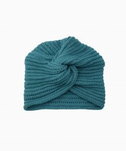 Trendy & Unique Cozy Me Up Soldi Color Ribbed Twist Front Winter Turban