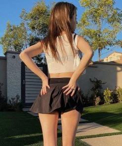 Trendy & Unique Simple Style High Waist Solid Color Bodycon Mini Skirt - Black 9 Trendy & Unique Simple Style High Waist Solid Color Bodycon Mini Skirt - Black