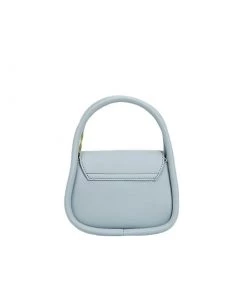 Trendy & Unique Simple Twin Shoulder Strap Flap Front Shoulder Bag - Baby Blue What's New