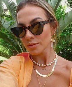 Trendy & Unique Star Look Leopard Frame Butterfly Tinted Sunglasses - Gray What's New