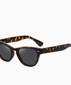 Trendy & Unique Star Look Leopard Frame Butterfly Tinted Sunglasses - Gray What's New