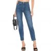 Trendy & Unique What's New Street Style High Waist Faded Trim Skinny Leg Jeans - Blue