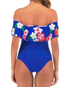 Trendy & Unique Trendy Geometric Ruffle Off Shoulder One Piece Swimsuit - Black What's New 9 Trendy & Unique Trendy Geometric Ruffle Off Shoulder One Piece Swimsuit - Black What's New