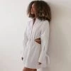 Trendy & Unique Unique Cut Out Long Sleeve Button Up Shirt Mini Dress - White What's New 2 Trendy & Unique Unique Cut Out Long Sleeve Button Up Shirt Mini Dress - White What's New