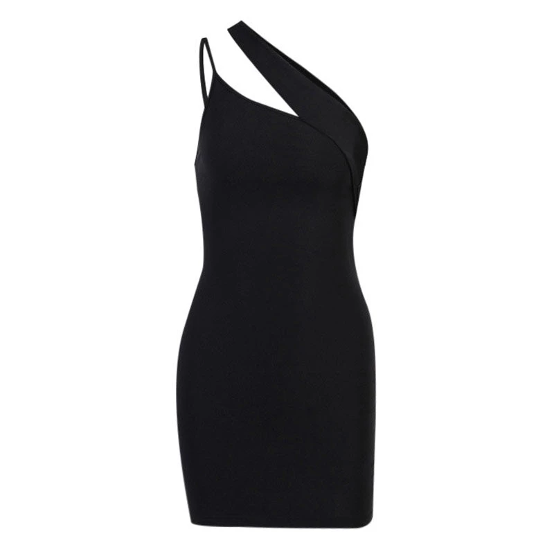Trendy & Unique Unique Cut Out One Shoulder Bodycon Party Mini Dress - Black What's New 5 Trendy & Unique Unique Cut Out One Shoulder Bodycon Party Mini Dress - Black What's New