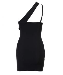 Trendy & Unique Unique Cut Out One Shoulder Bodycon Party Mini Dress - Black What's New 9 Trendy & Unique Unique Cut Out One Shoulder Bodycon Party Mini Dress - Black What's New