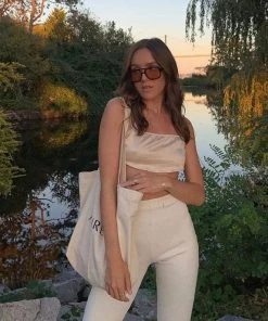 Trendy & Unique Unique High Waist Cutout Rib Knit Skinny Flare Pants - White What's New 9 Trendy & Unique Unique High Waist Cutout Rib Knit Skinny Flare Pants - White What's New