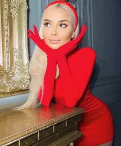 Trendy & Unique Unique Long Sleeve Turtleneck Bodycon Party Mini Dress - Red What's New 8 Trendy & Unique Unique Long Sleeve Turtleneck Bodycon Party Mini Dress - Red What's New