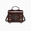 Trendy & Unique Time Fly Back Clock Trim Button Up Crossbody Messager Bag - Coffee What's New 2 Trendy & Unique Time Fly Back Clock Trim Button Up Crossbody Messager Bag - Coffee What's New