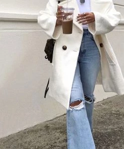 Trendy & Unique Vintage High Waist Cut Out Frayed Straight Leg Jeans - Light Blue 11 Trendy & Unique Vintage High Waist Cut Out Frayed Straight Leg Jeans - Light Blue