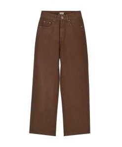 Trendy & Unique Vintage Style '90s High Waist Straight Leg Jeans - Chocolate What's New