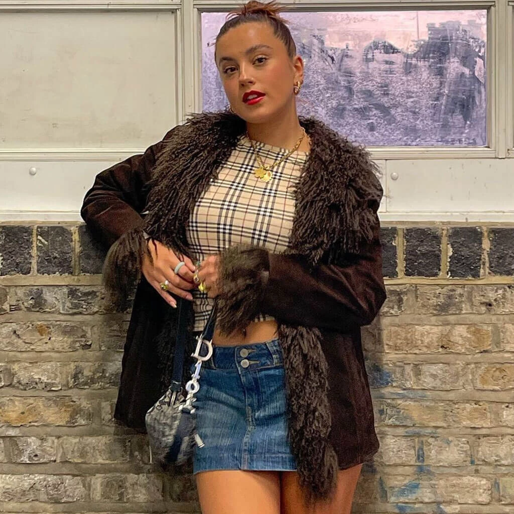 Trendy & Unique Vintage Style Faux-Fur Trim Long Sleeve Open Front Jacket - Brown 6 Trendy & Unique Vintage Style Faux-Fur Trim Long Sleeve Open Front Jacket - Brown