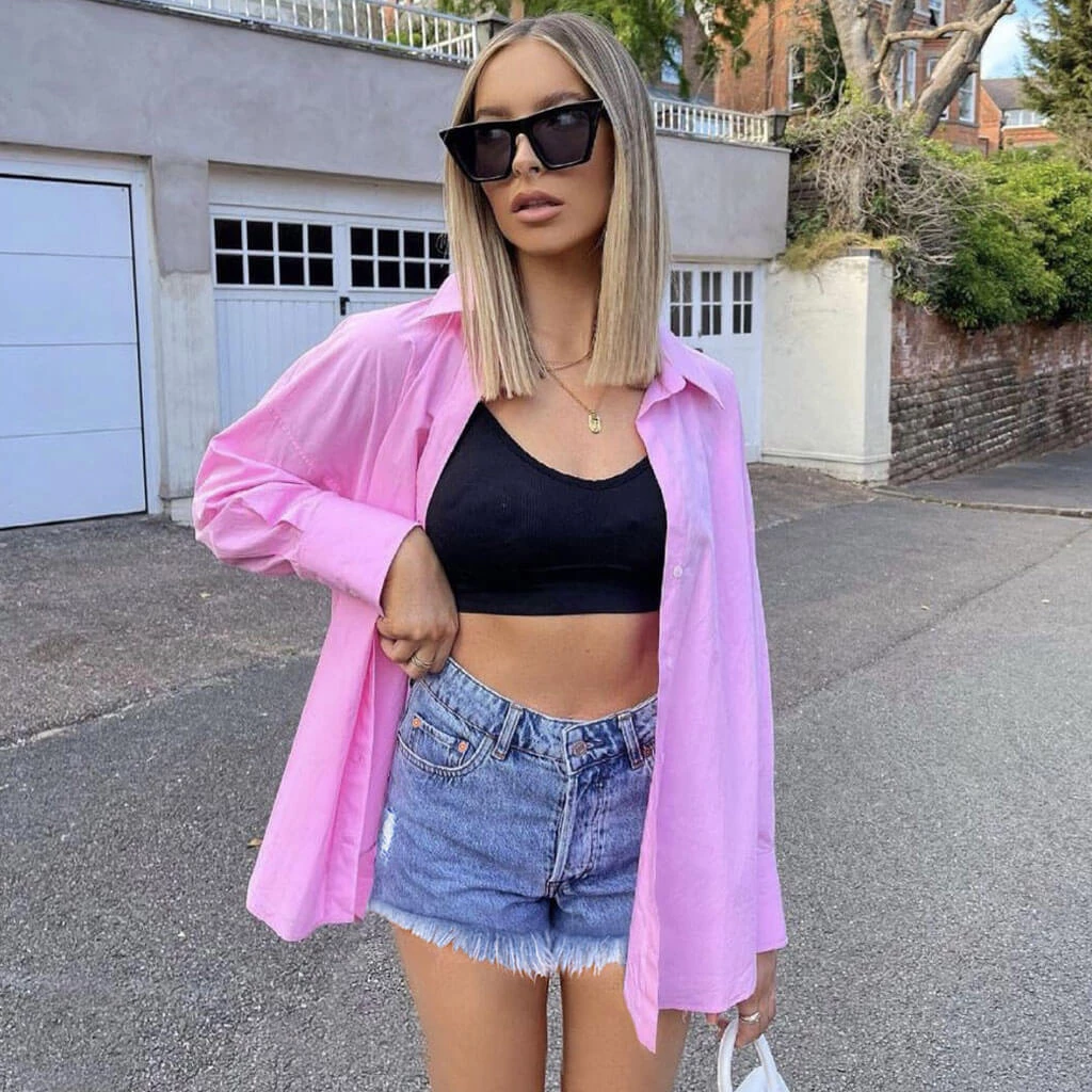 Trendy & Unique What's New Vintage Style High Waist Faded Frayed Denim Shorts - Blue 4 Trendy & Unique What's New Vintage Style High Waist Faded Frayed Denim Shorts - Blue